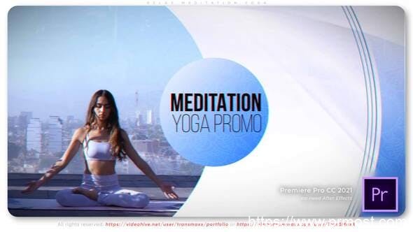 4010-放松冥想瑜伽图片视频展示Pr模板Relax Meditation Yoga