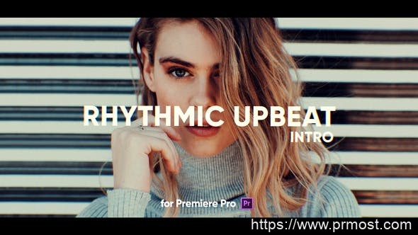 4031-适用于Premiere Pro的有节奏的开场视频展示Pr模板Rhythmic Upbeat Intro Premiere Pro