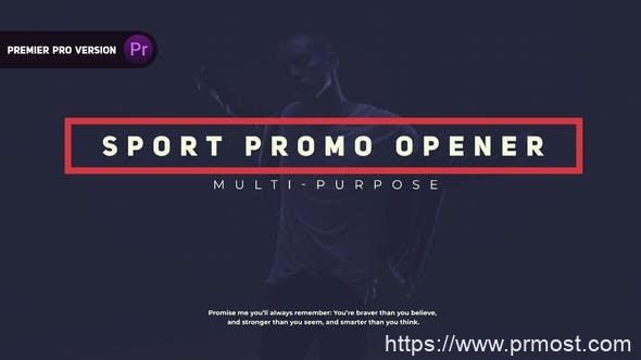 4278-体育促销开场图片视频展示Pr模板Sport | Promo Opener