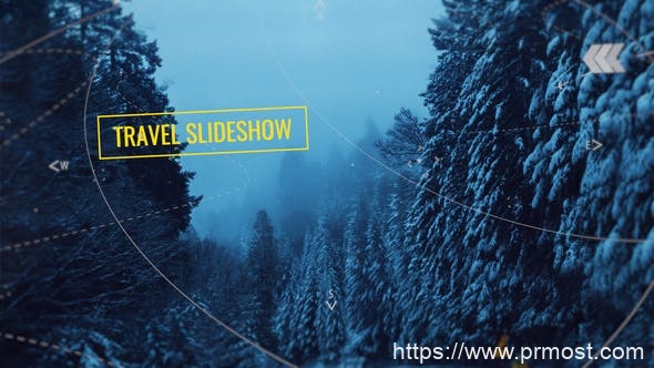 4515-旅行视差幻灯片视频放映展示Pr模板Travel Parallax Slideshow