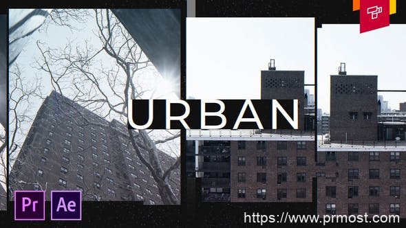 4651-城市快速介绍图片视频展示Pr模板Urban Fast Intro