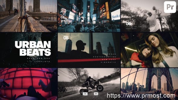 4662-城市商业动态时尚图片视频展示Pr模板Urban Intro