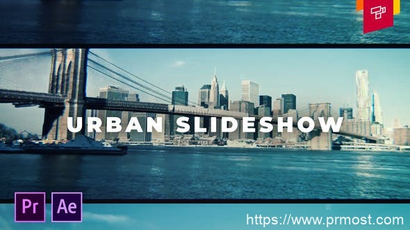 4679-现代城市幻灯片视频放映展示Pr模板Urban Slideshow