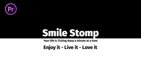 4721-充满活力的微笑基本图形图片视频展示Pr模板Smile Stomp | Essential Graphics | Mogrt