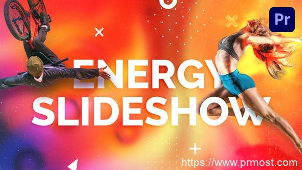 4749-时尚艺术幻灯片视频展示Pr模板Energy Slideshow | Mogrt