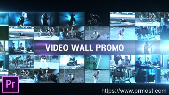 4793-适用于Premiere Pro的电视墙宣传展示Pr模板Video Wall Promo – Premiere Pro