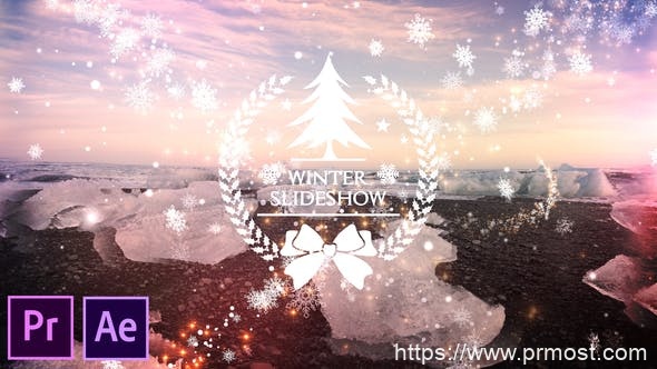 4875-圣诞冬季幻灯片视频展示Pr模板Winter Slideshow – Premiere Pro