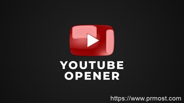 4925-YouTube简介文本标题开场图片视频展示Pr模板Youtube Intro Titles