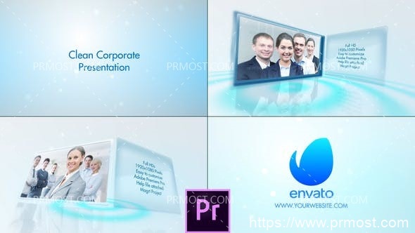 5019-适用于Premiere Pro的企业演示文稿展示Pr模板Clean Corporate Presentation – Premiere Pro