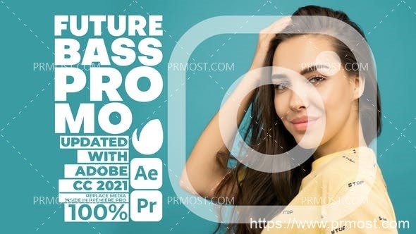 5104-Premiere Pro的时尚产品徽标动态演绎Pr模板Future Bass Promo for Premiere Pro