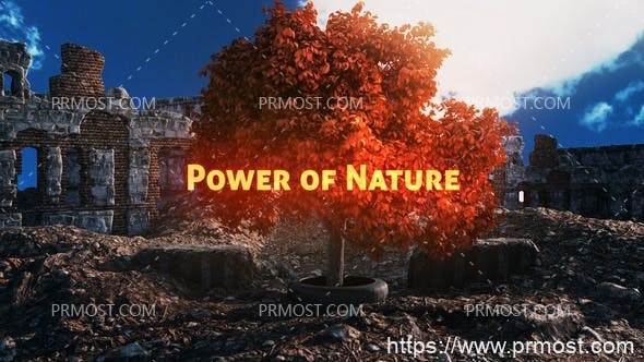 5228-自然的力量3D视频展示Pr模板Power of Nature
