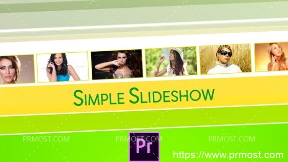 5282-针对Premiere Pro的简单干净的幻灯片放映展示Pr模板Simple Clean Slideshow – Premiere Pro