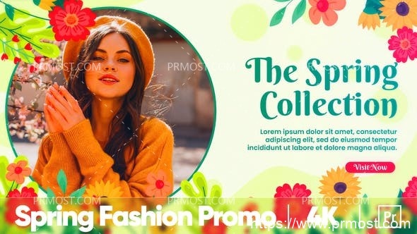 5299-春季时尚产品促销宣传推广Pr模板Spring Fashion Promo | MOGRT