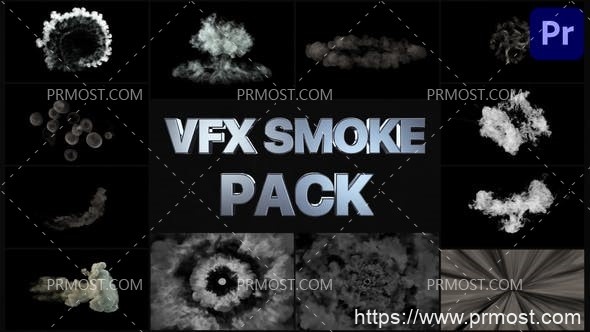 5337-Premiere Pro的烟雾特效效果展示Pr模板VFX Smoke Effects for Premiere Pro