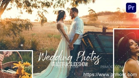 5341-婚纱照美丽的幻灯片展示Pr模板Wedding Photos – Beautiful Slideshow