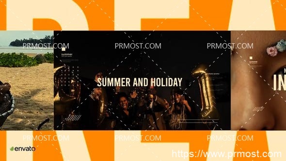 5800暑假视频包装AE模版Pr模版Summer Holiday Intro