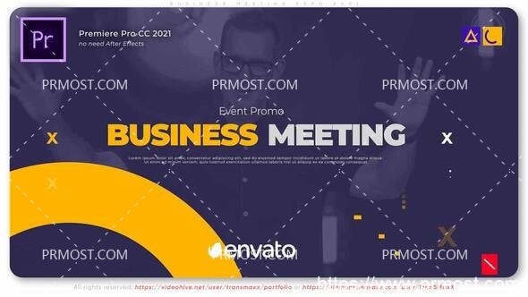 5826商务会议博览会视频特效Pr模版Business Meeting Expo 2021