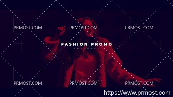 6128时尚黑暗时尚促销动画Pr模板Fashion Dark Trendy Promo