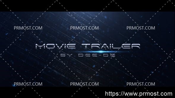 6132电影预告片视频开场AE模板Pr模板Cinematic Movie Trailer