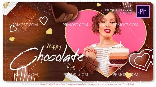 6304巧克力日快乐Pr模板Happy Chocolate Day
