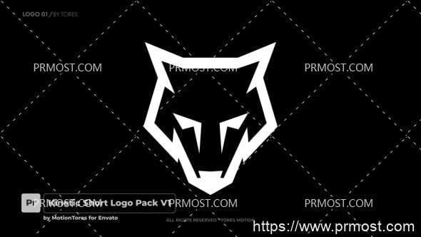 6404动态短logo演绎动画Pr模板AE模板Kinetic Short Logo Pack V1  Premiere Pro