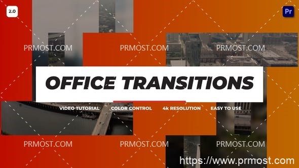 6427创意转场过渡动画Pr模板Office Transitions Premiere Pro 2.0
