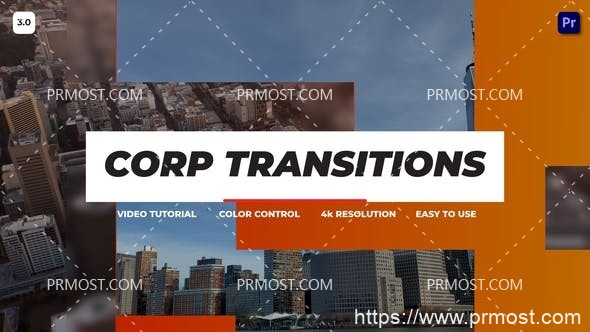 6434企业公司转场过渡动画Pr模板Corporate Transitions Premiere Pro 3.0