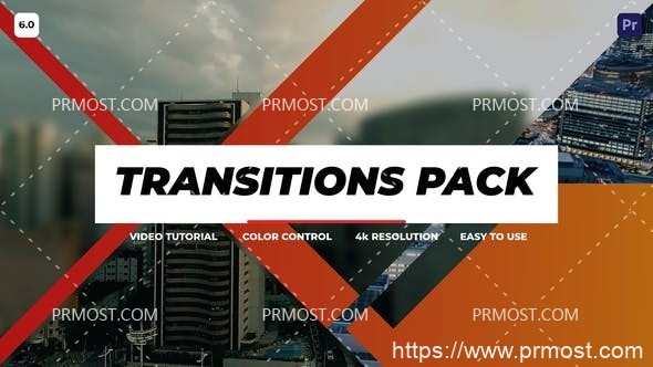 6488转场过渡特效动画Pr模板Transitions Pack 6.0 – Premiere Pro