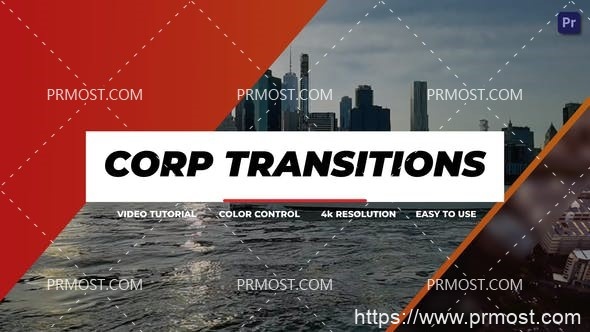 6492企业公司转场过渡动画Pr模板Corporate Transition Pack Premiere Pro