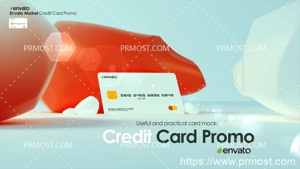 6494银行信用卡介绍Pr模板AE模板Bank Credit Card Introduction