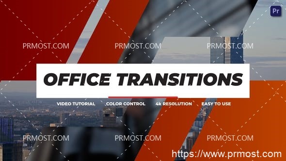 6501创意转场过渡动画Pr模板Office Transitions Premiere Pro