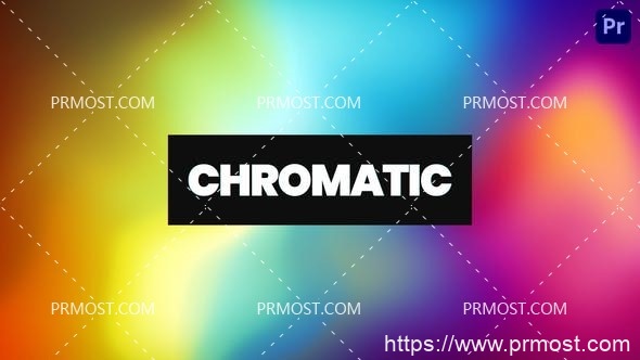 6590创意视频开场动画Pr模板Chromatic Gradients